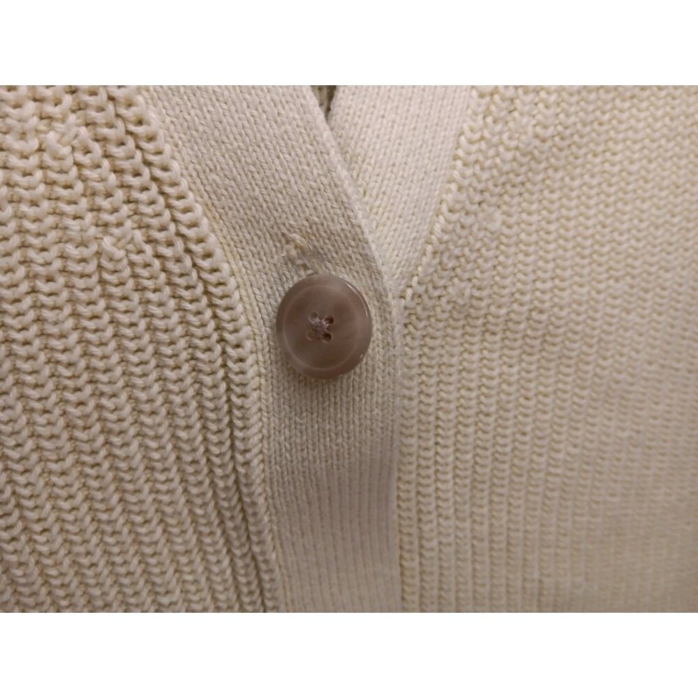 Haven Well Within Cardigan Women S Yellow 100% Organic Cotton Sweater Button NWT - Picture 4 of 7